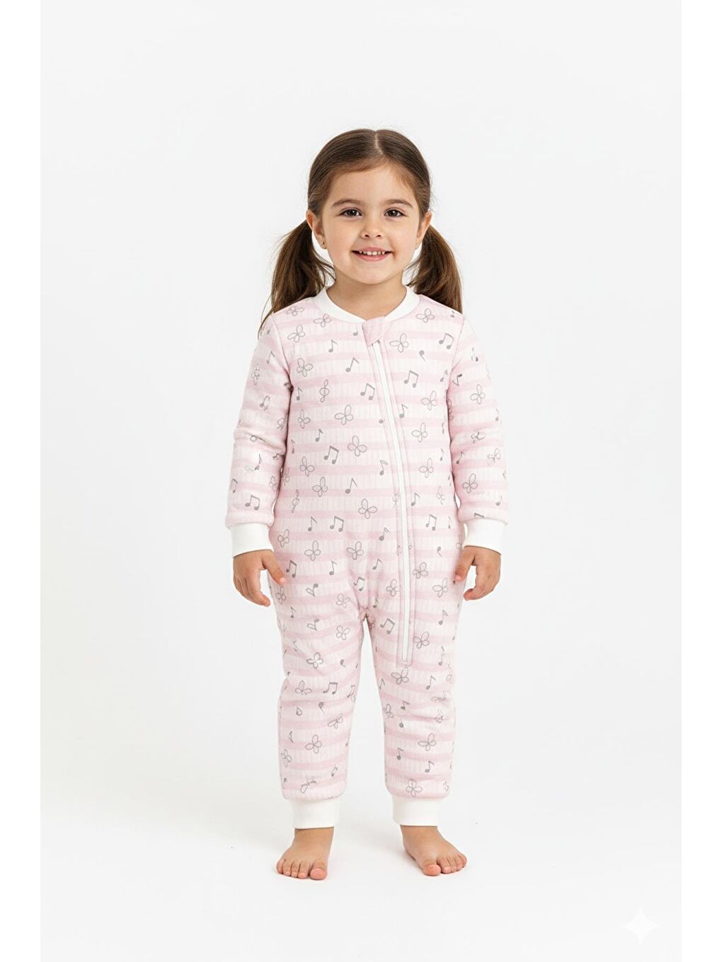 Unisex Elyaf Dolgulu Uyku Tulumu - Pembe