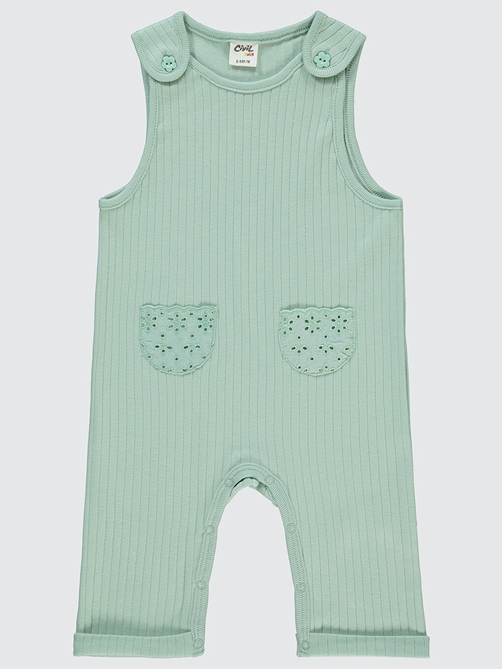Kız Bebek Tulum 6-18 Ay Çağla Yeşili