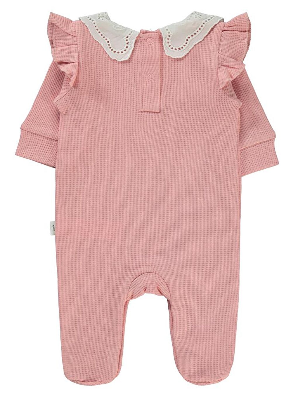 Baby Yaka Dantelli 1-9 Ay Tulum - Pembe 6-9 Ay