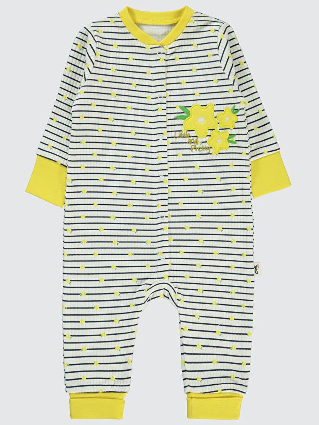 Baby Lıttle And Pretty Empirme 6-18 Ay Tulum - Sarı 6-9 Ay-1