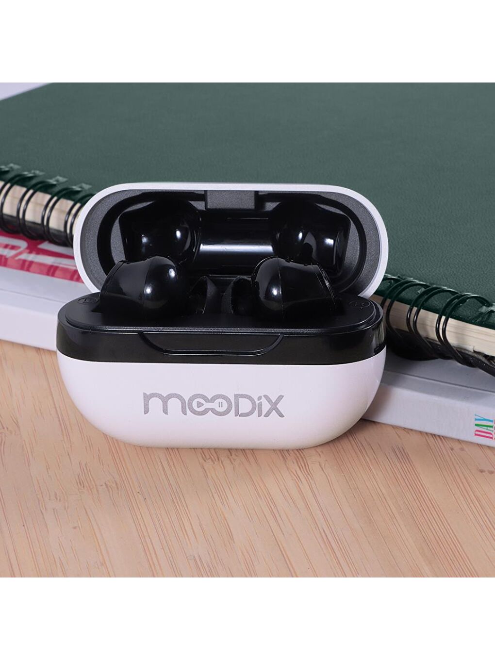 KI23K50 Bluetooth Kulakiçi Kulaklık Beyaz-Siyah ANC Aktif Gürültü Engelleyicili ipx4 Suya Day-5