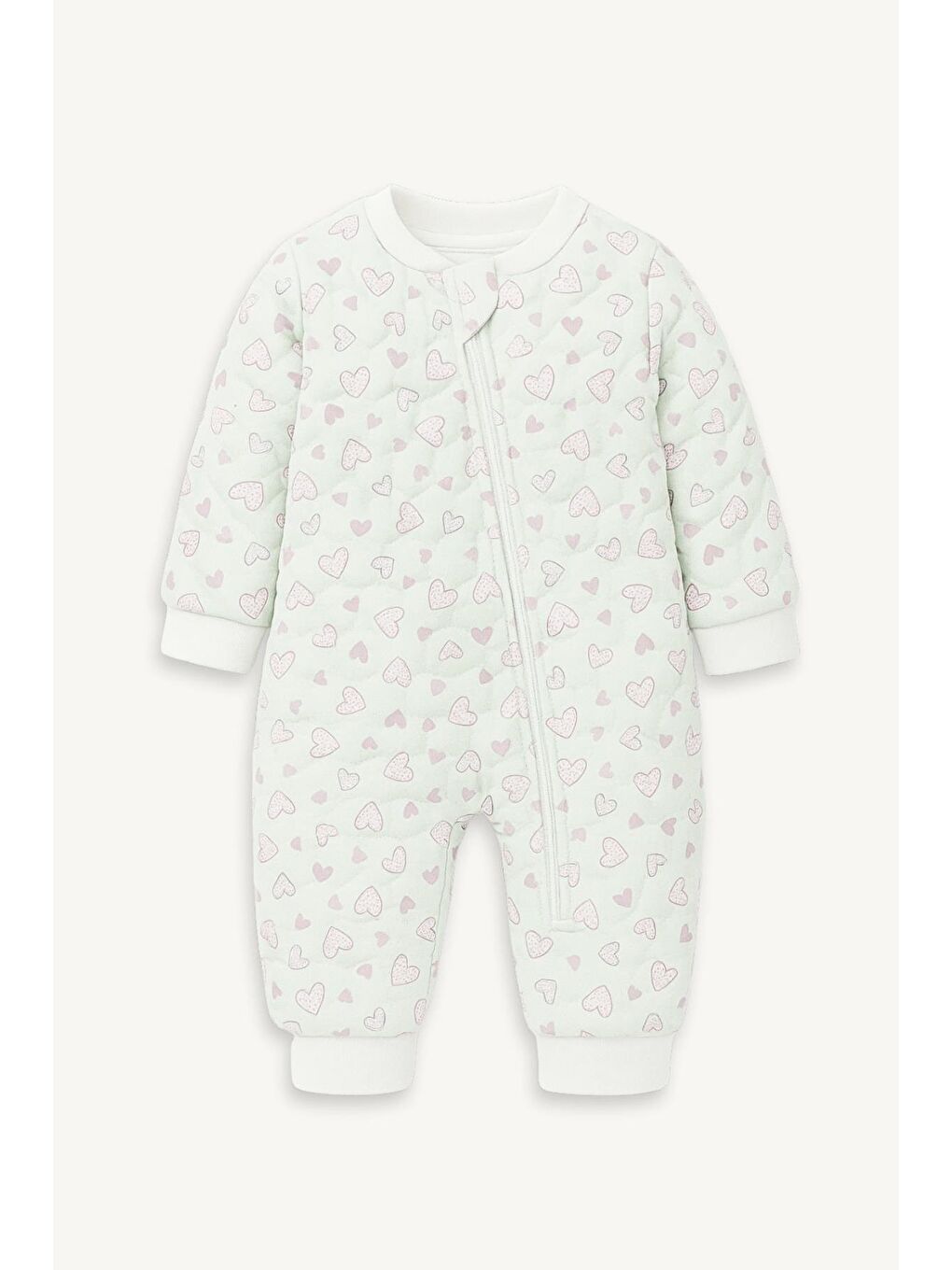 Yeşil Unisex Elyaf Dolgulu Uyku Tulumu - Mint-1