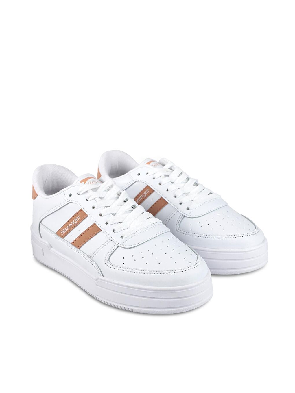 CAMP IN Kadın Beyaz / Somon Günlük Spor Ayakkabısı-1