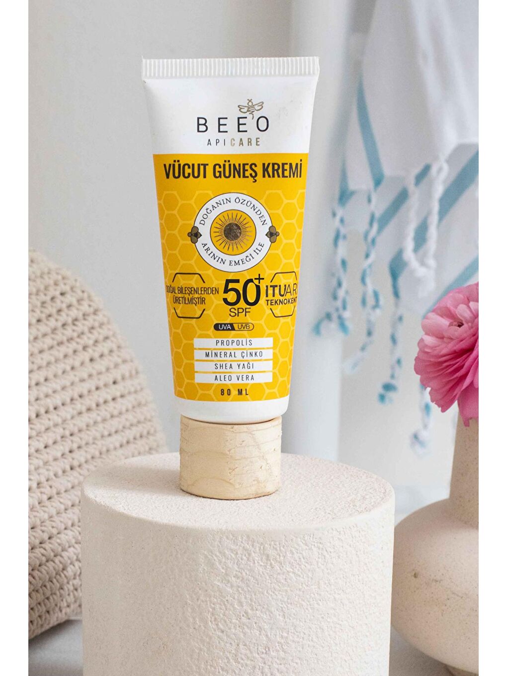 Beeo Vücut Güneş Kremi SPF 50+ 80 ml-3