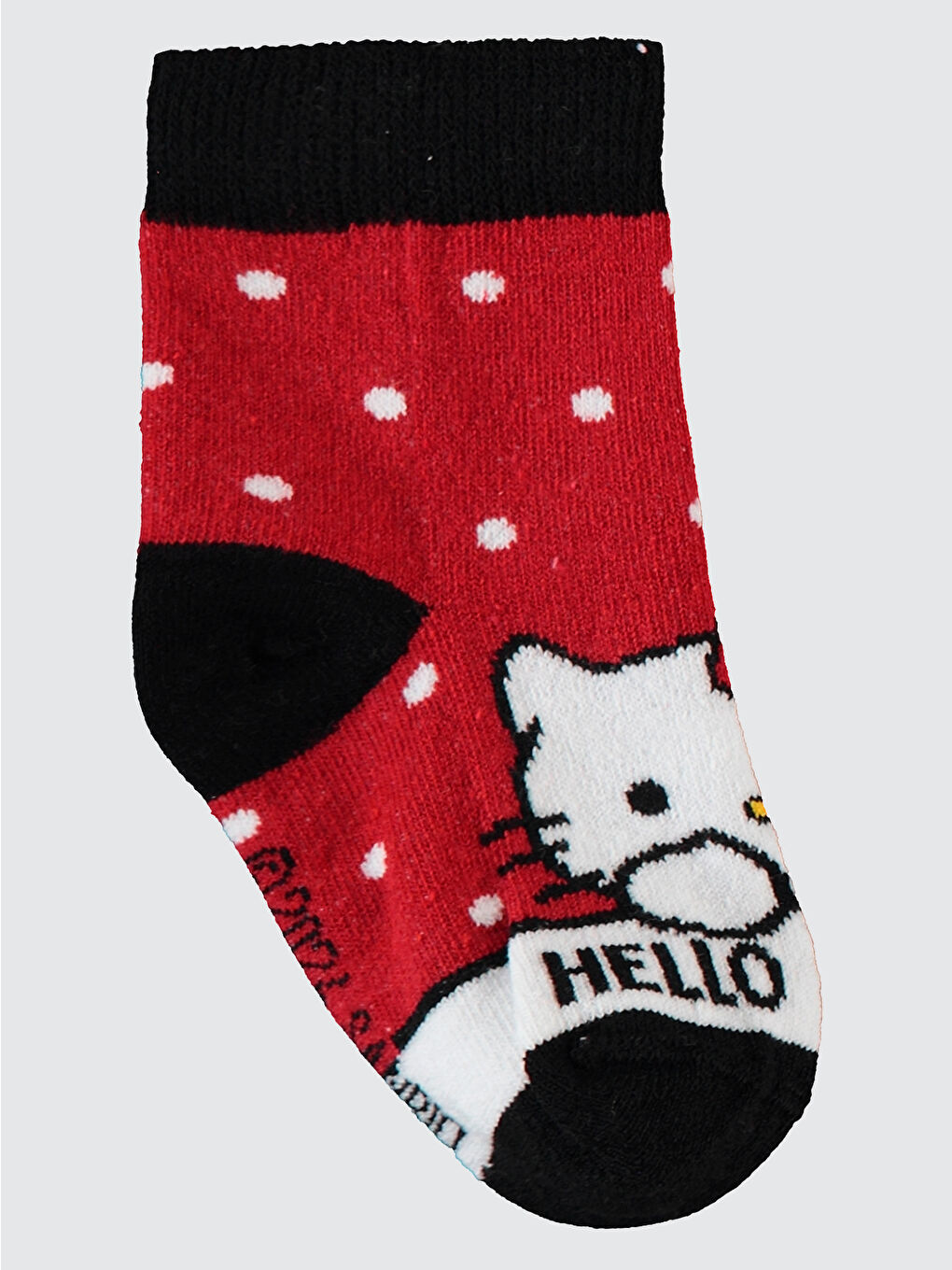 Civil Kirmizi Hello Kitty Kız Çocuk 3'lü Soket Çorap 3-11 Yaş Kırmızı - 3