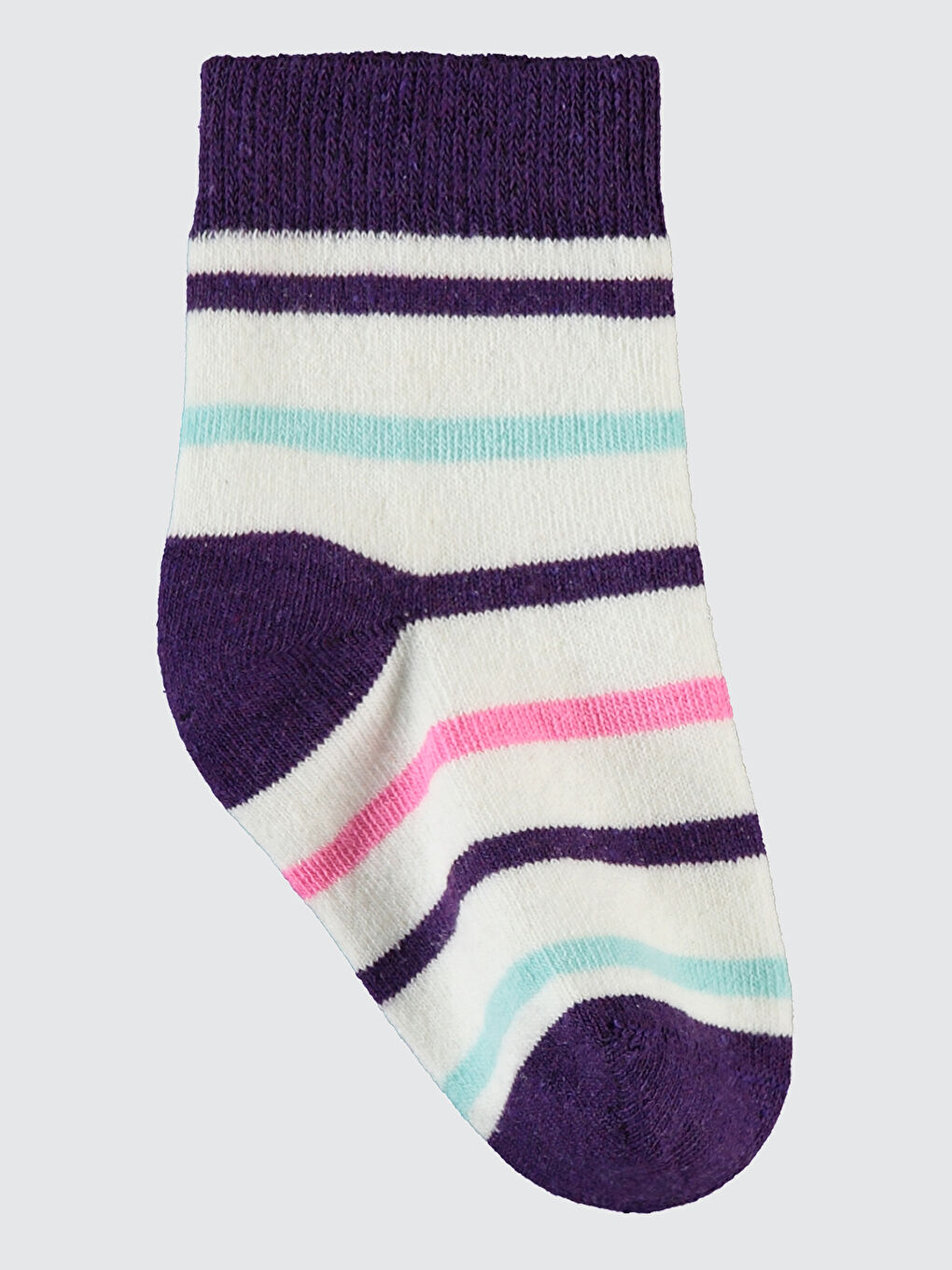 Girls Kız Çocuk Çorap 3-11 Yaş Pancar Moru-3