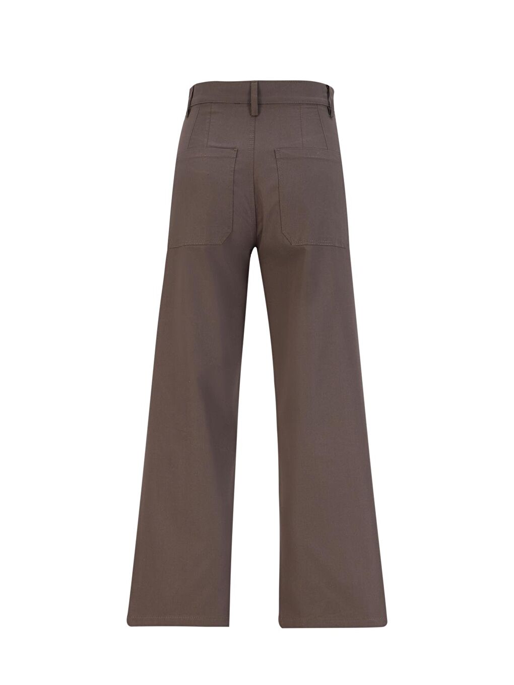 Straight Pantolon Ort2720 Kahverengi-4