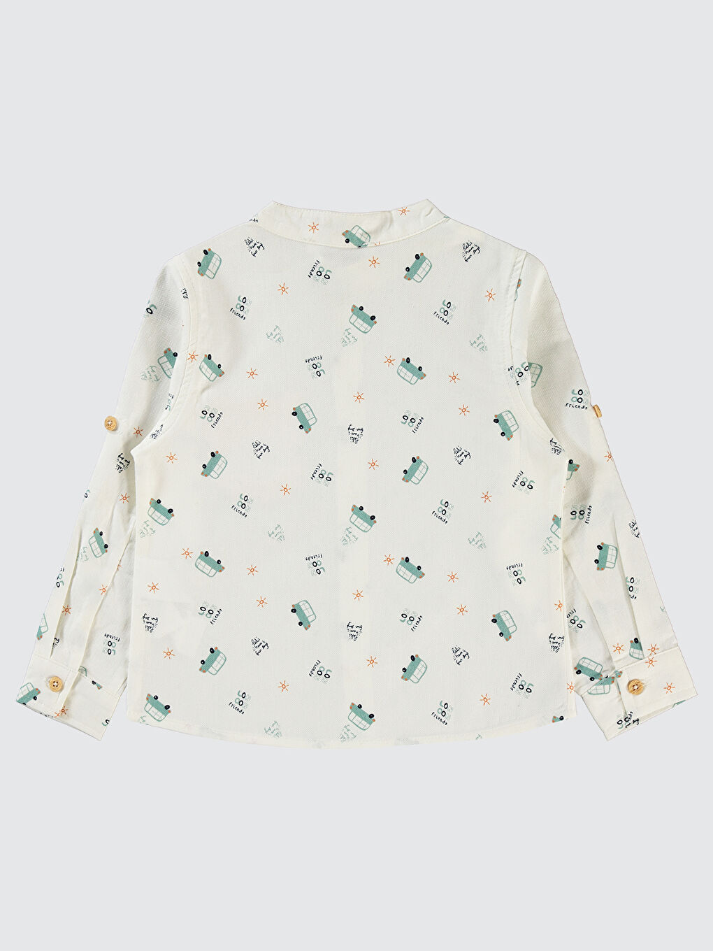 Yeşil Erkek Çocuk Gömlek 2-5 Yaş Mint-1