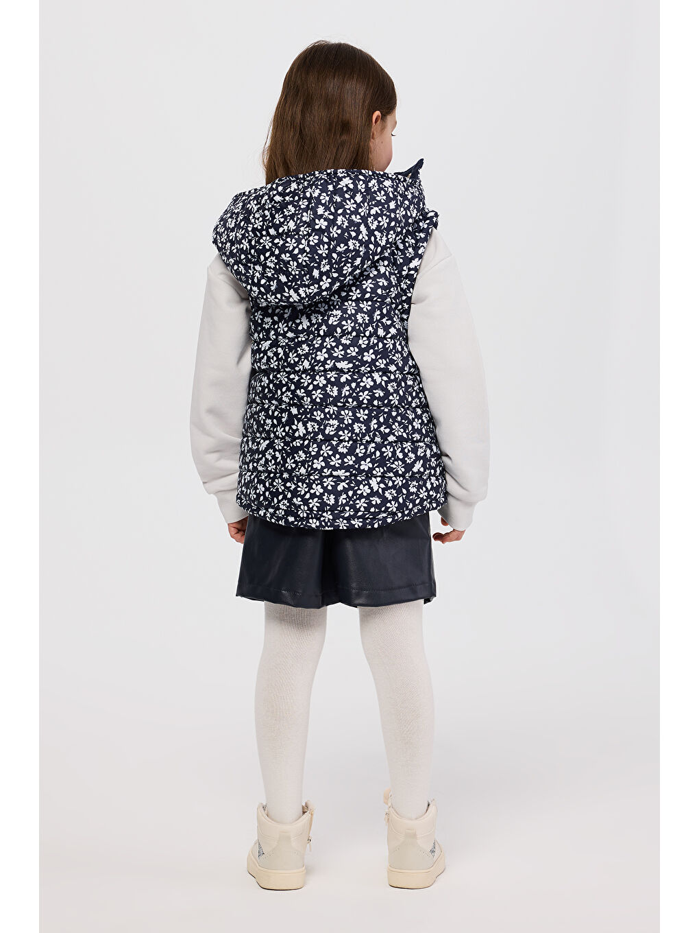 Kız Çocuk Micro Lacivert Yelek-6