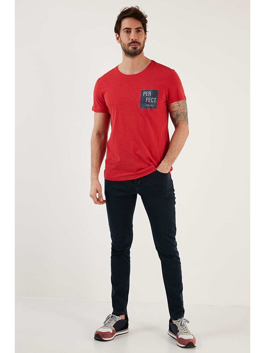 Buratti Lacivert Pamuklu Normal Bel Regular Fit Düz Paça Jeans 6440301