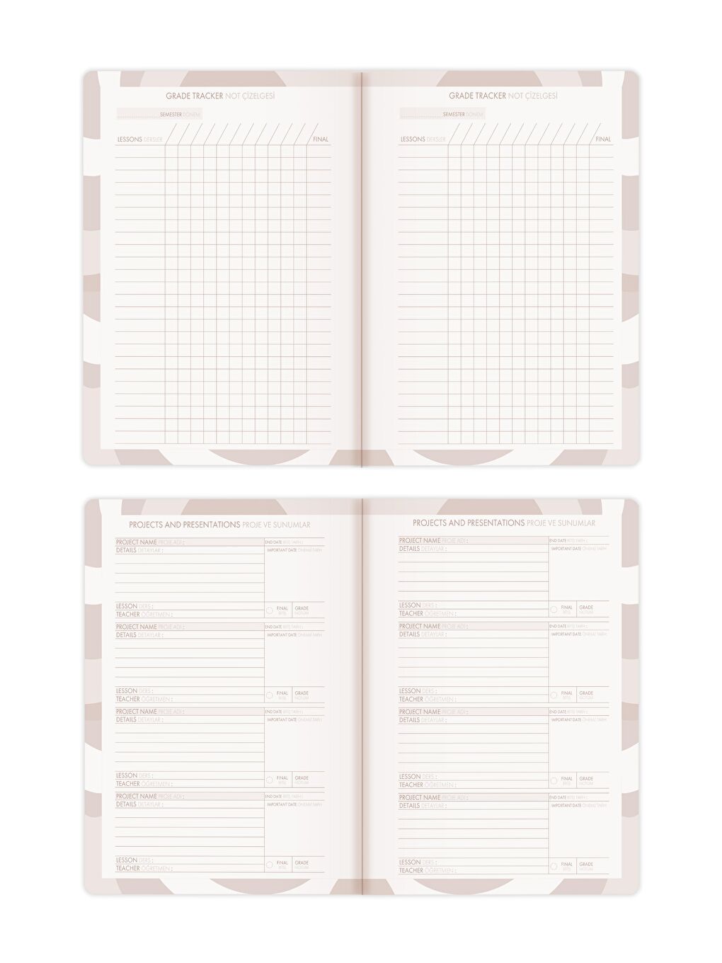 Keten Akademik Ajanda Limited Edition 17x24 Ciltli 24/25 Pembe-5