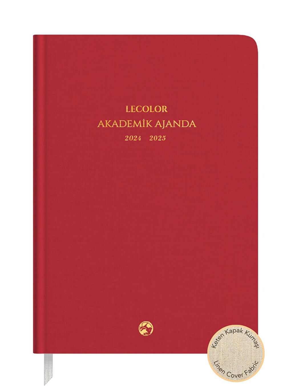 Keten Akademik Ajanda Limited Edition 17x24 Ciltli 24/25 Kırmızı-1