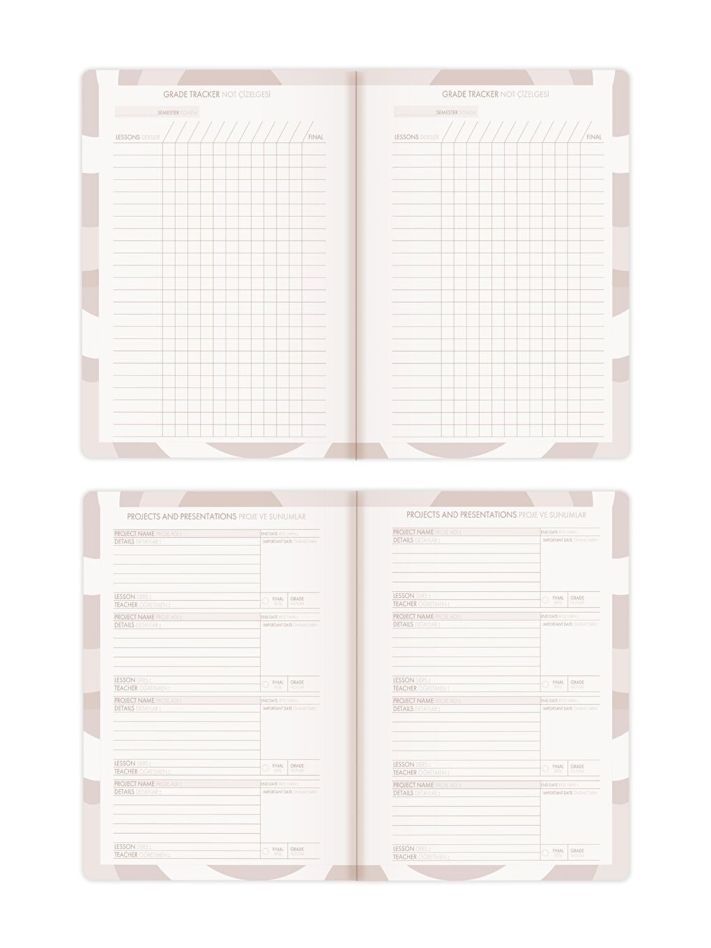 Keten Akademik Ajanda Limited Edition 17x24 Ciltli 24/25 Kırmızı-5