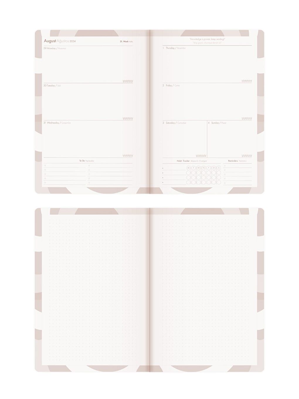 Keten Akademik Ajanda Limited Edition 17x24 Ciltli 24/25 Kırmızı-6