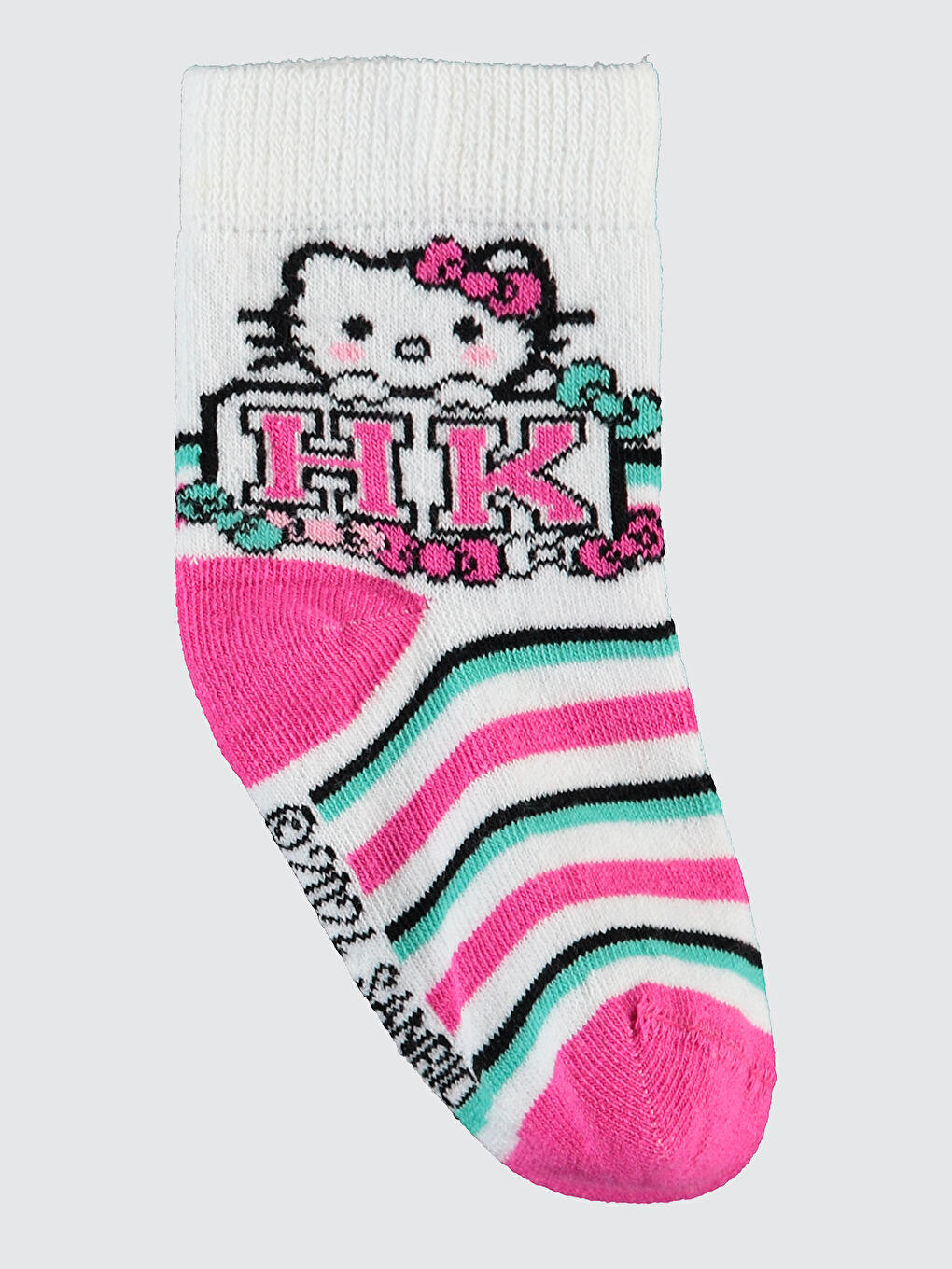 Hello Kıtty Kız Çocuk 3'lü Çorap 3-11 Yaş  Pembe-2