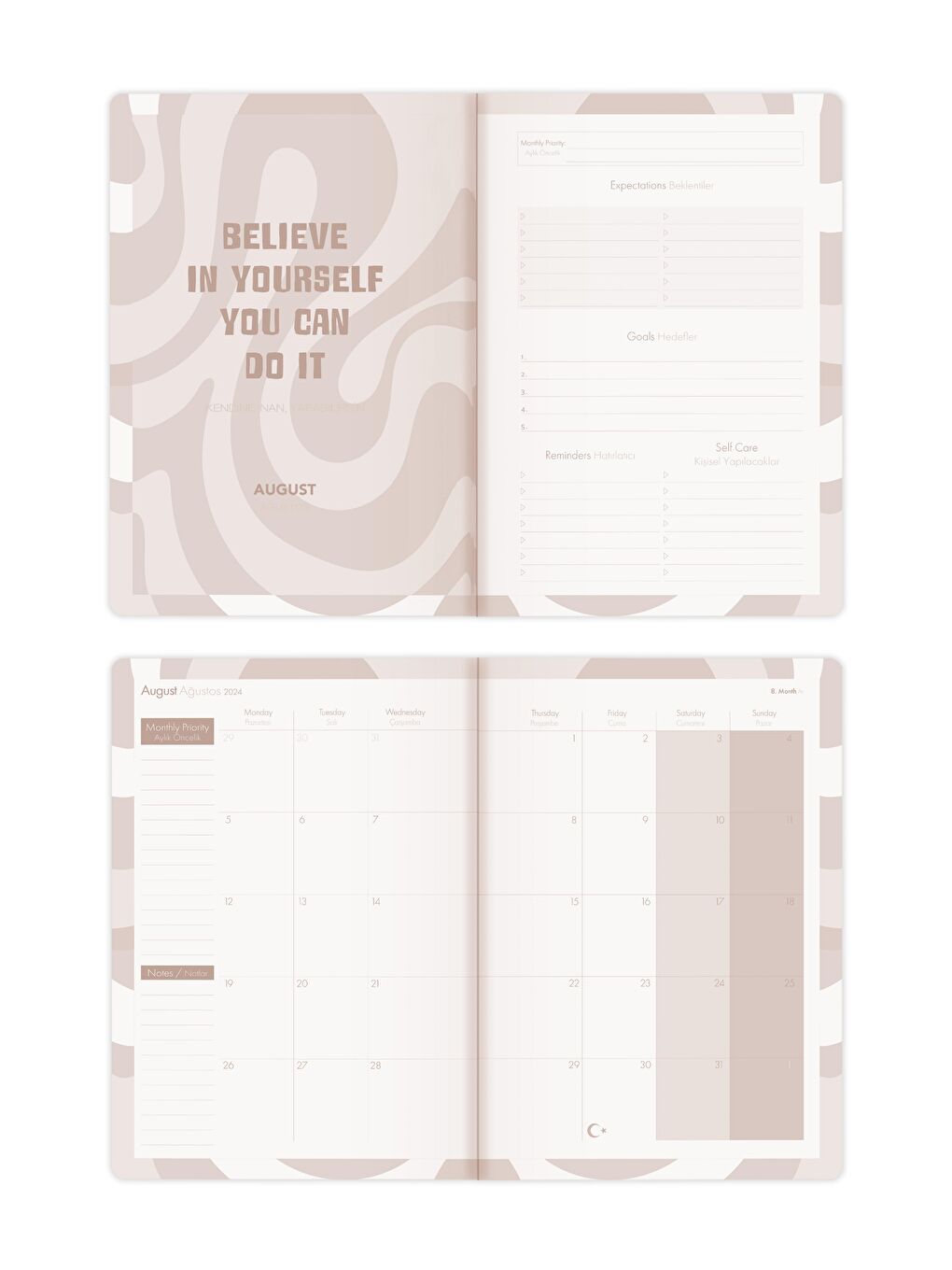 Keten Akademik Ajanda Limited Edition 17x24 Ciltli 24/25 Mint-2