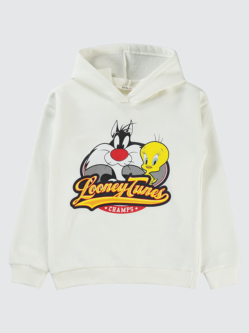 Tweety Kız Çocuk Sweatshirt 10-13 Yaş Ekru