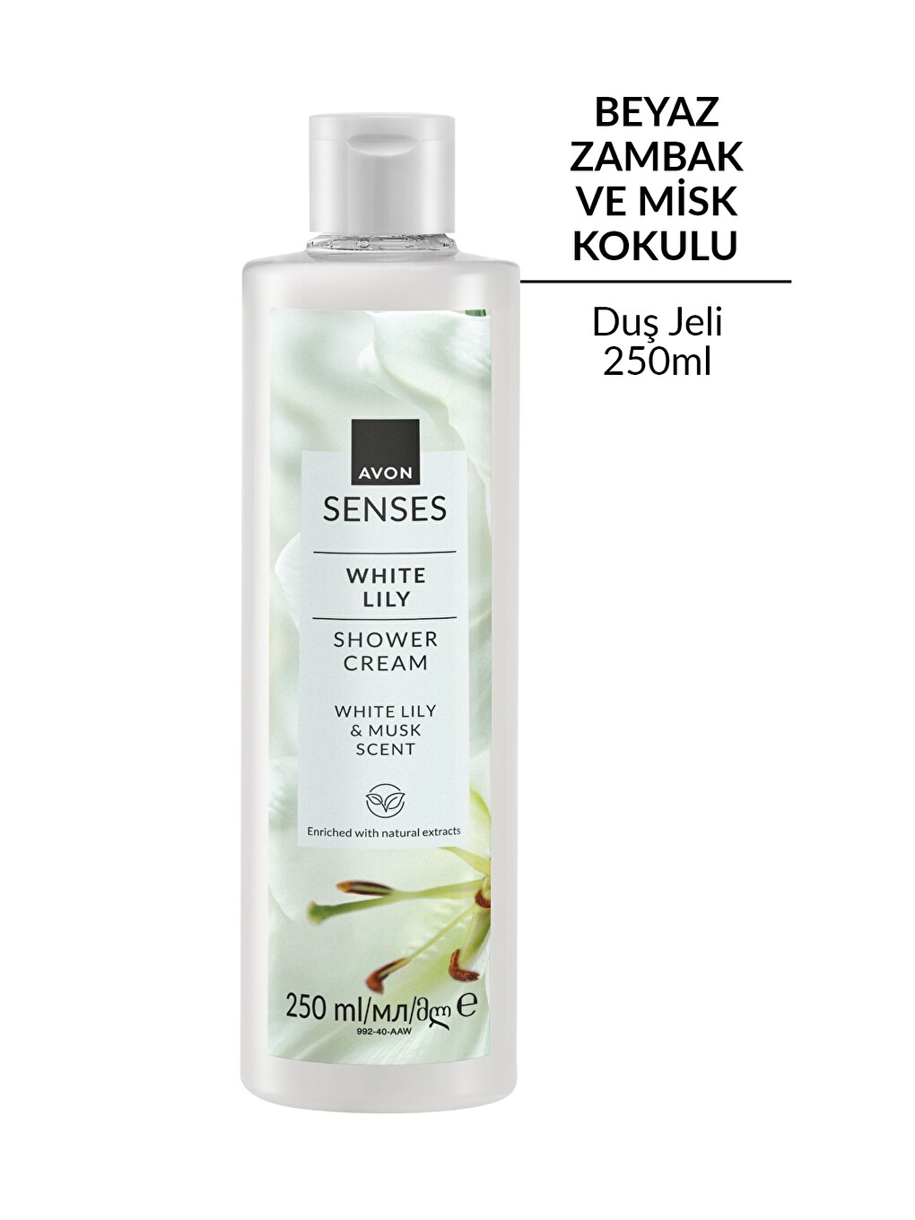 Senses White Lily Beyaz Zambak Kokulu Duş Jeli 250 Ml.-1