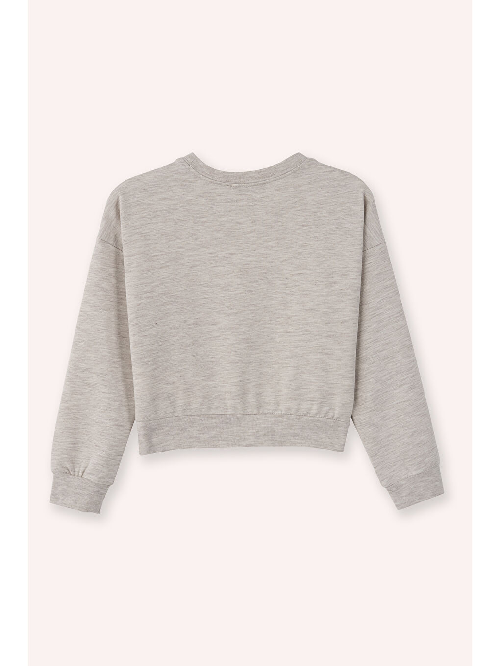 Bej Kız Çocuk Sweatshirt Pudra-1