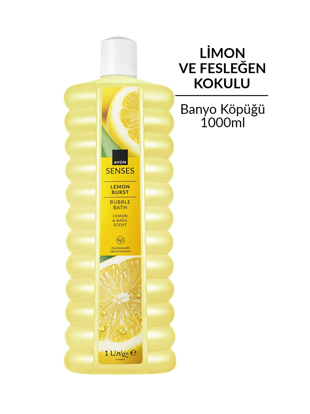 Senses Lemon Burst Limon Ve Reyhan Kokulu Banyo Köpüğü 1 Lt.-1