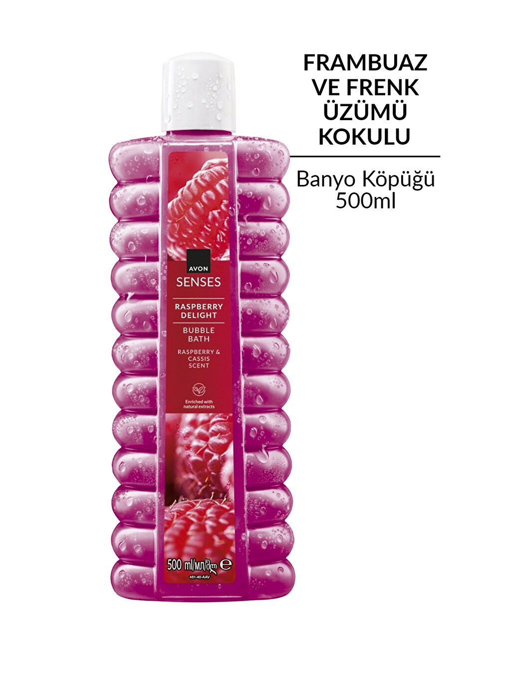Raspberry Delight Frambuaz Ve Frenk Üzümü Kokulu Banyo Köpüğü 500 Ml.-1