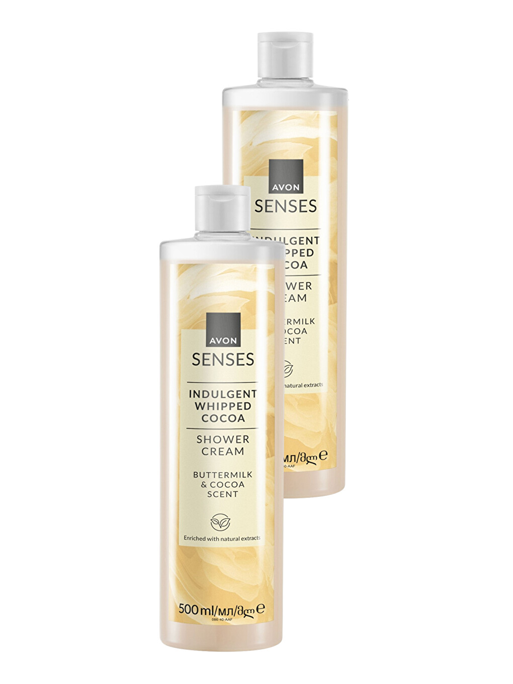 Senses Indulgent Buttermilk Ve Kakao Özü İçeren Duş Kremi 500 Ml. İkili Set