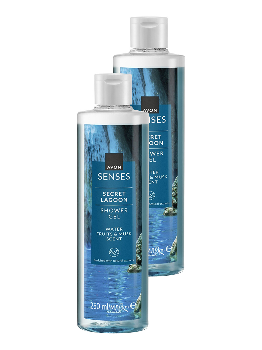 Senses Secret Lagoon Su Meyveleri Ve Misk Kokulu Duş Jeli 250 Ml. İkili Set