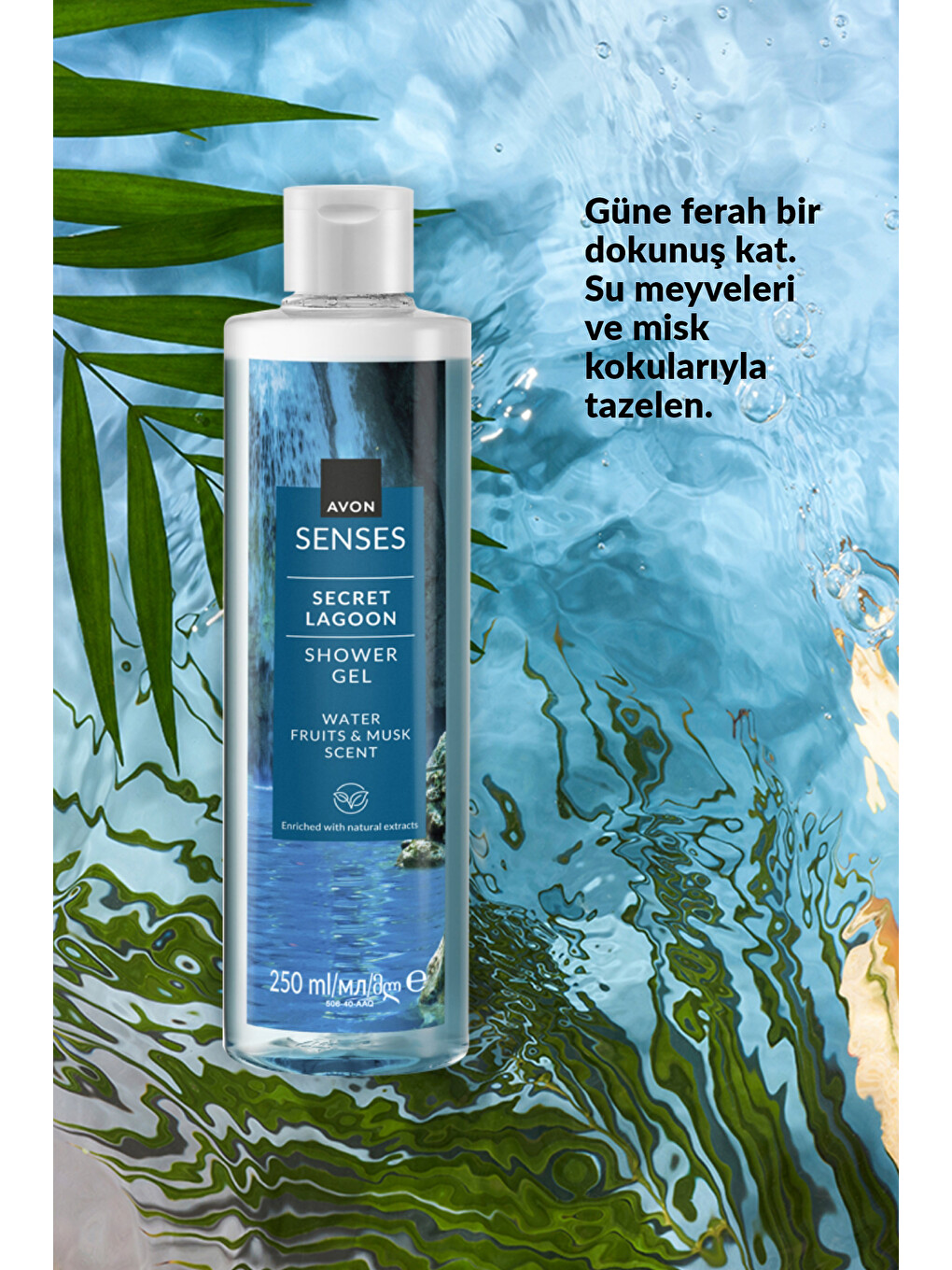 Senses Secret Lagoon Su Meyveleri Ve Misk Kokulu Duş Jeli 250 Ml. İkili Set-2