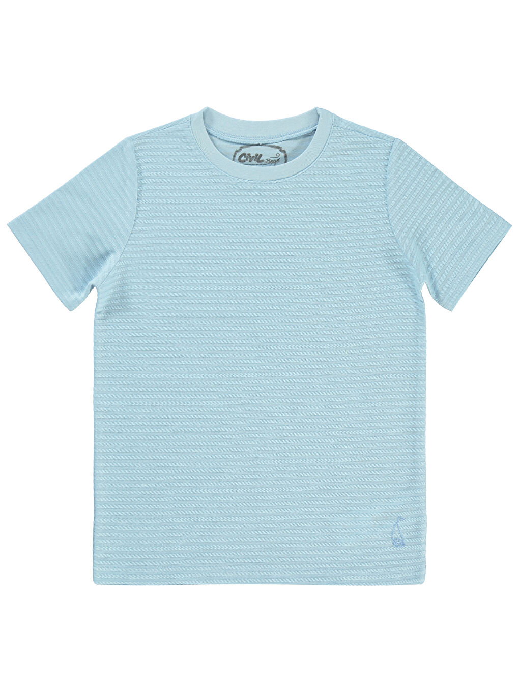 Boys Erkek Çocuk Tişört 6-9 Yaş Buz Mavi