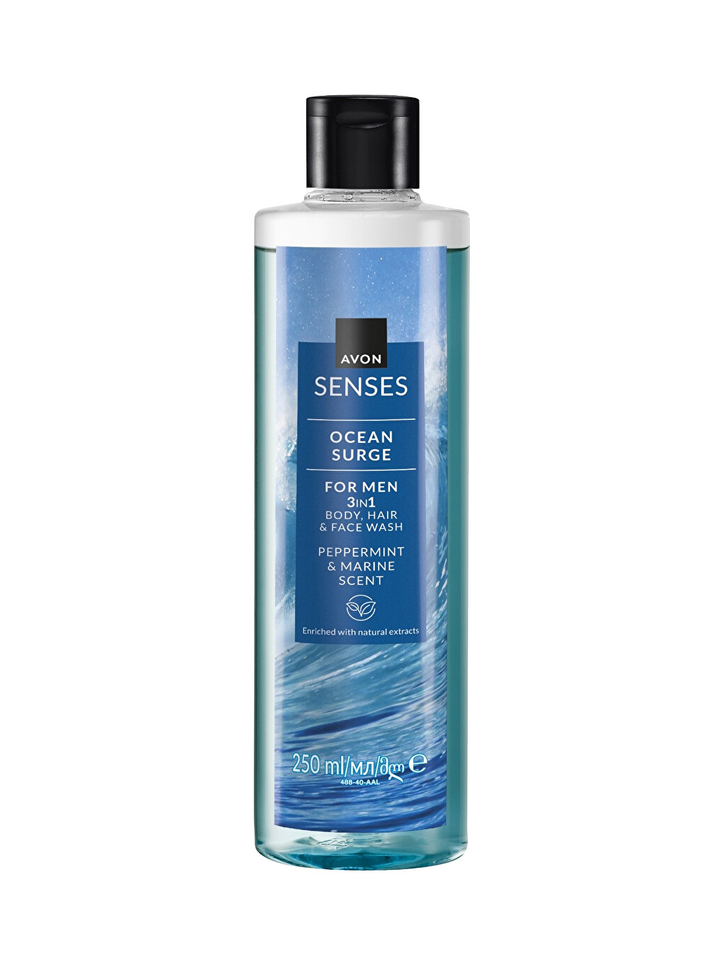 Senses Ocean Surge Nane Ve Deniz Kokulu Saç Ve Vücut İçin Erkek Duş Jeli 250 Ml.