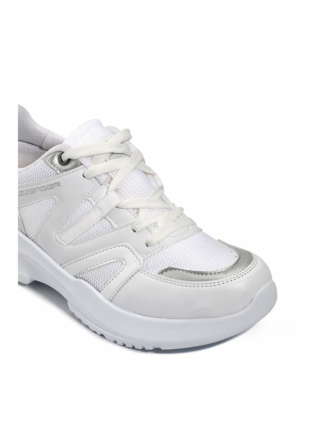 KARLO I Sneaker Kadın Ayakkabı Beyaz / Gümüş-3