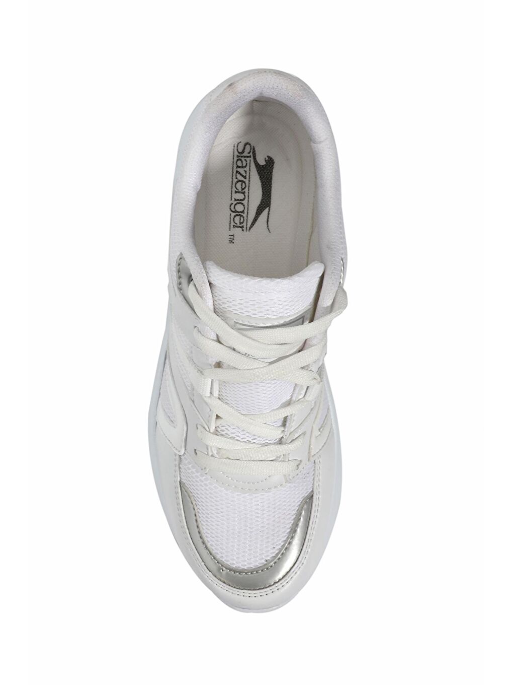 KARLO I Sneaker Kadın Ayakkabı Beyaz / Gümüş-4