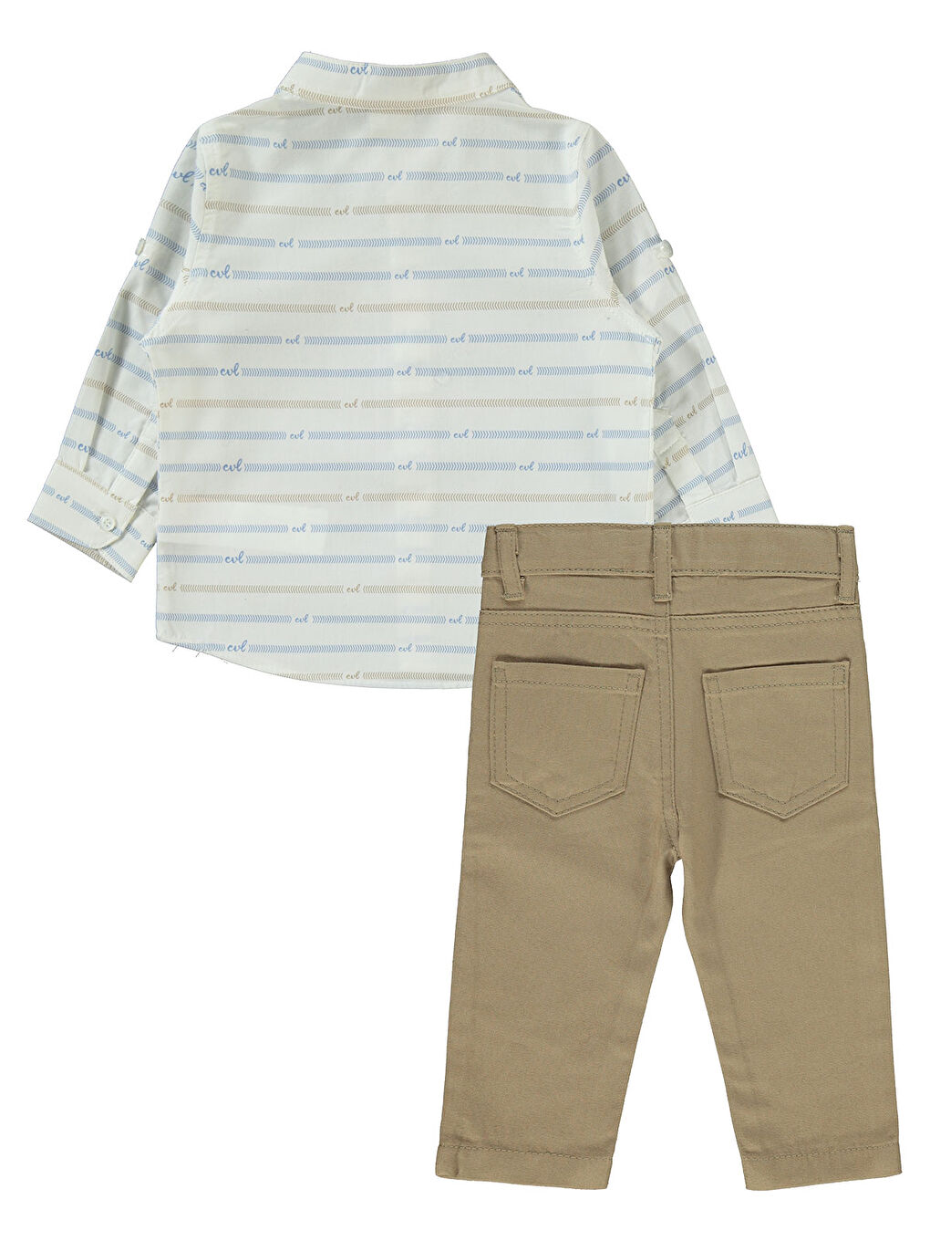 Baby Erkek Bebek Takım 6-18 Ay Kahverengi-1