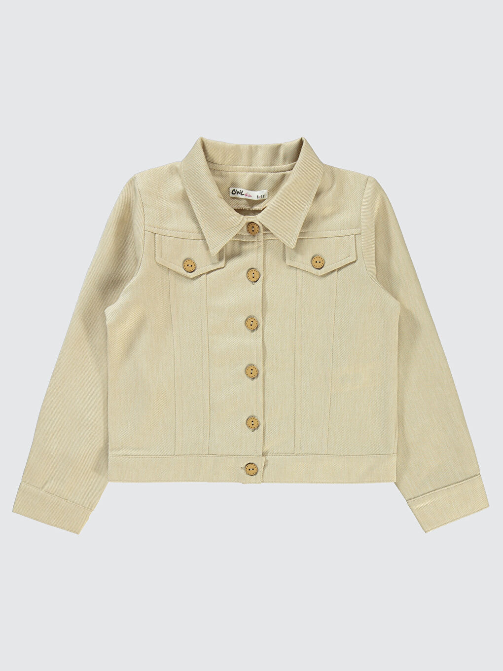 Girls Kız Çocuk Ceket 10-13 Yaş Bej