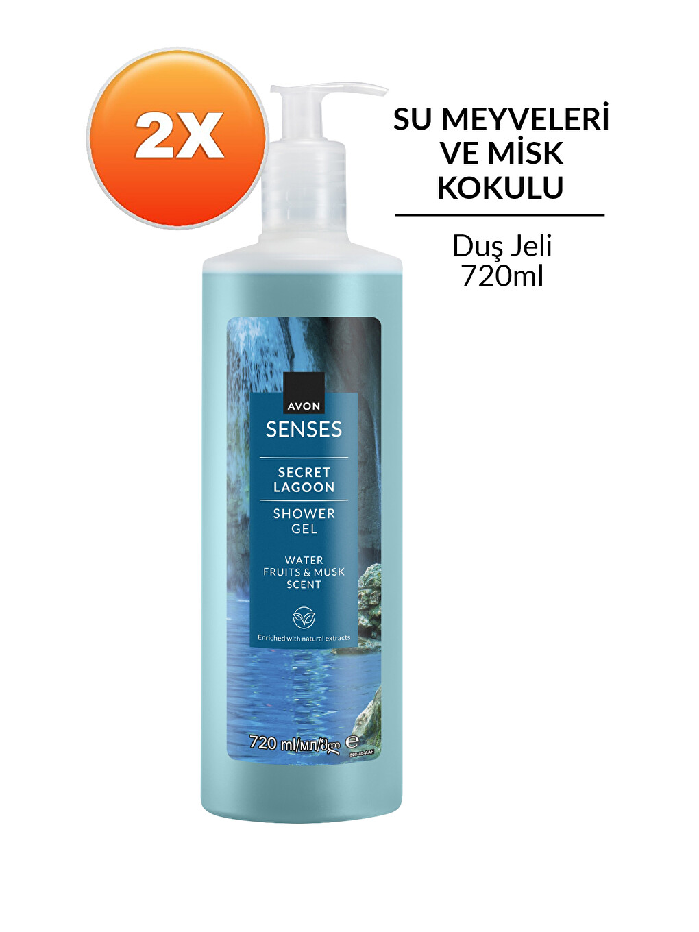 Senses Secret Lagoon Duş Jeli 720 Ml. İkili Set-1