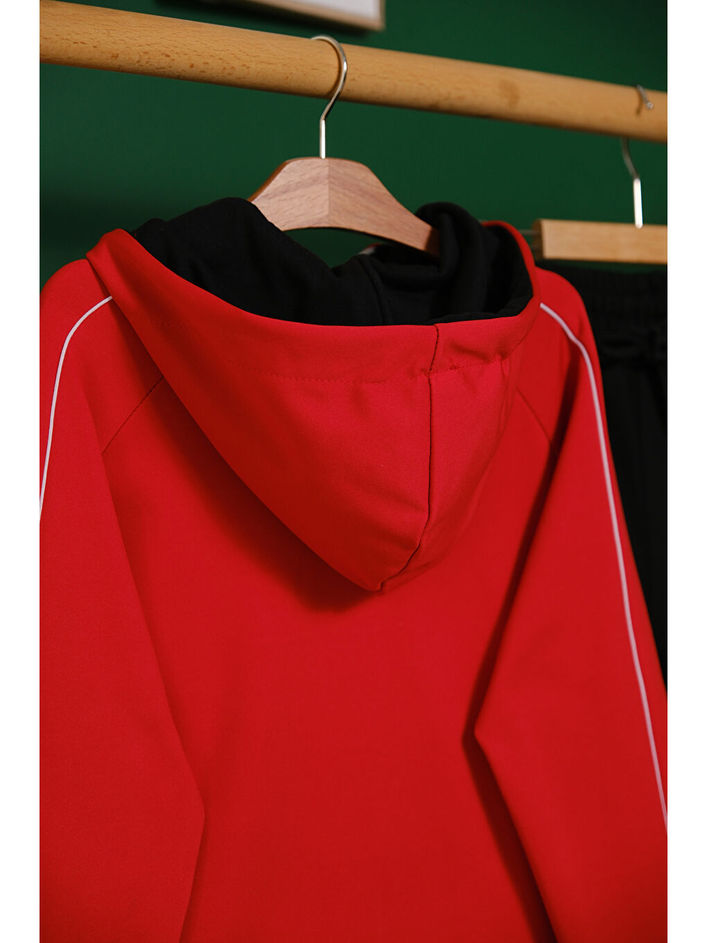 Kırmızı Unlimited Potential Dalgıç Kumaş Unisex Çocuk Eşofman Takımı ESF.1725-9