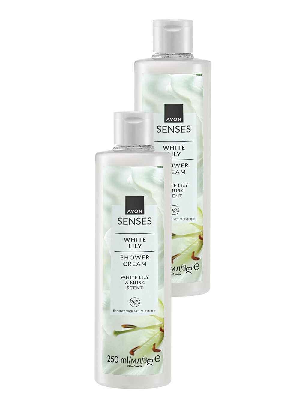 Senses White Lily Beyaz Zambak Kokulu Duş Jeli 250 Ml. İkili Set