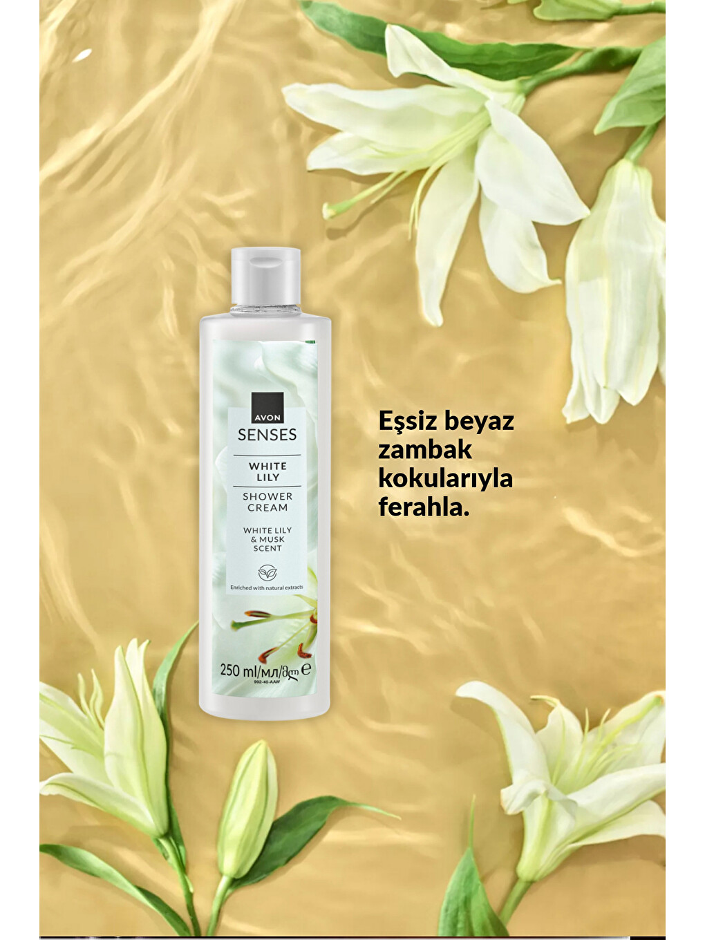 Senses White Lily Beyaz Zambak Kokulu Duş Jeli 250 Ml. İkili Set-2