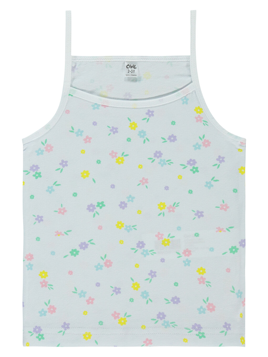 Girls Kız Çocuk İç Çamaşır Takımı 2-10 Yaş Beyaz-1