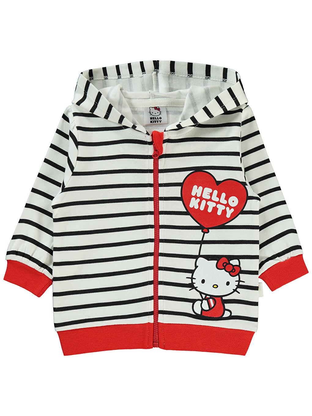 Hello Kitty Kız Bebek Hırka 6-18 Ay Siyah