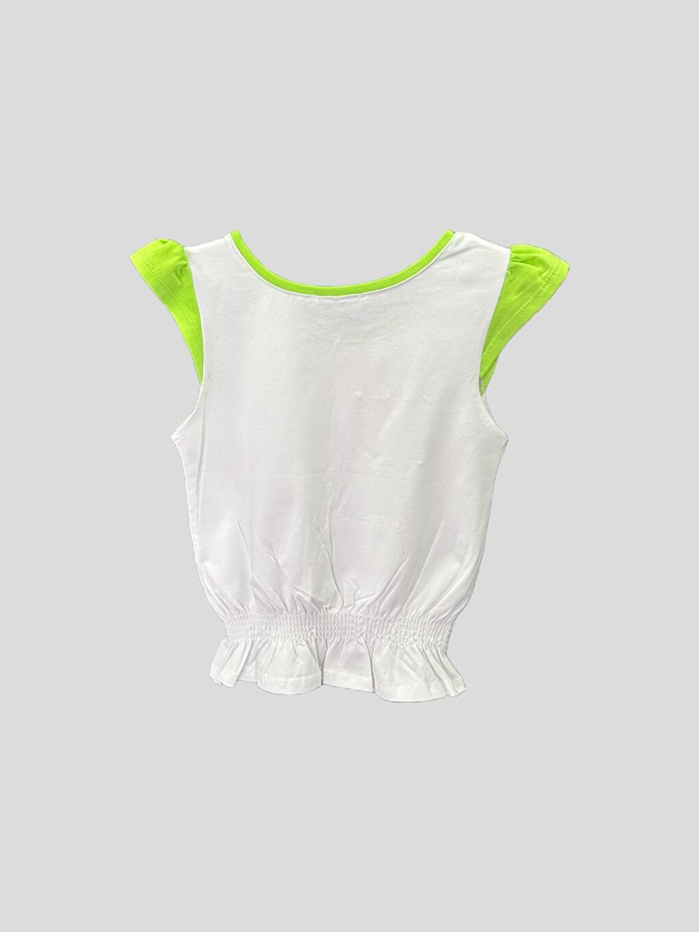 Ekru Kız Çocuk Makes You Happy Bluz-4