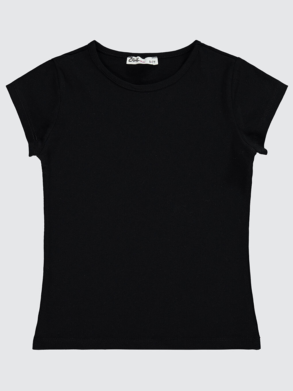 Girls Kız Çocuk Tişört 6-9 Yaş Siyah