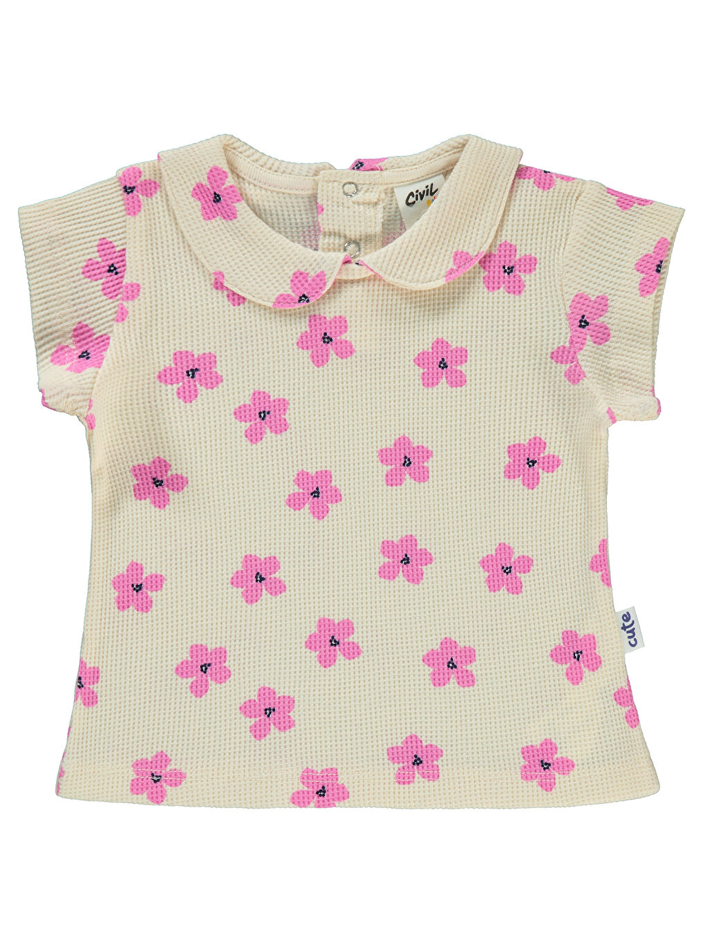 Bej Baby Kız Bebek Tişört 6-18 Ay FilDişi