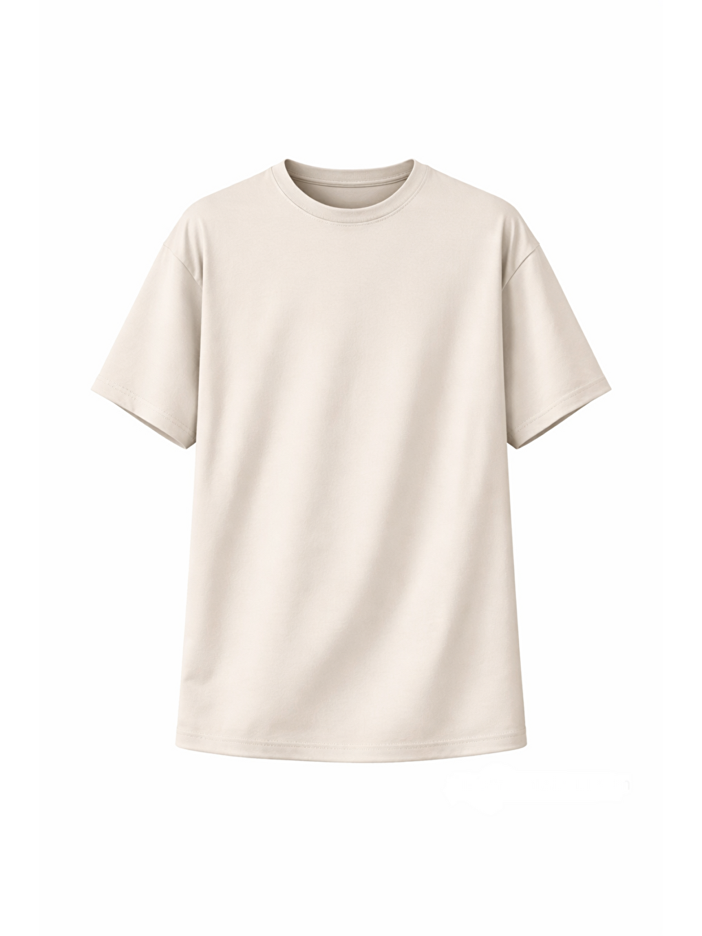Erkek 24/1 Düz A Kalite Oversize T-shirt - Gri