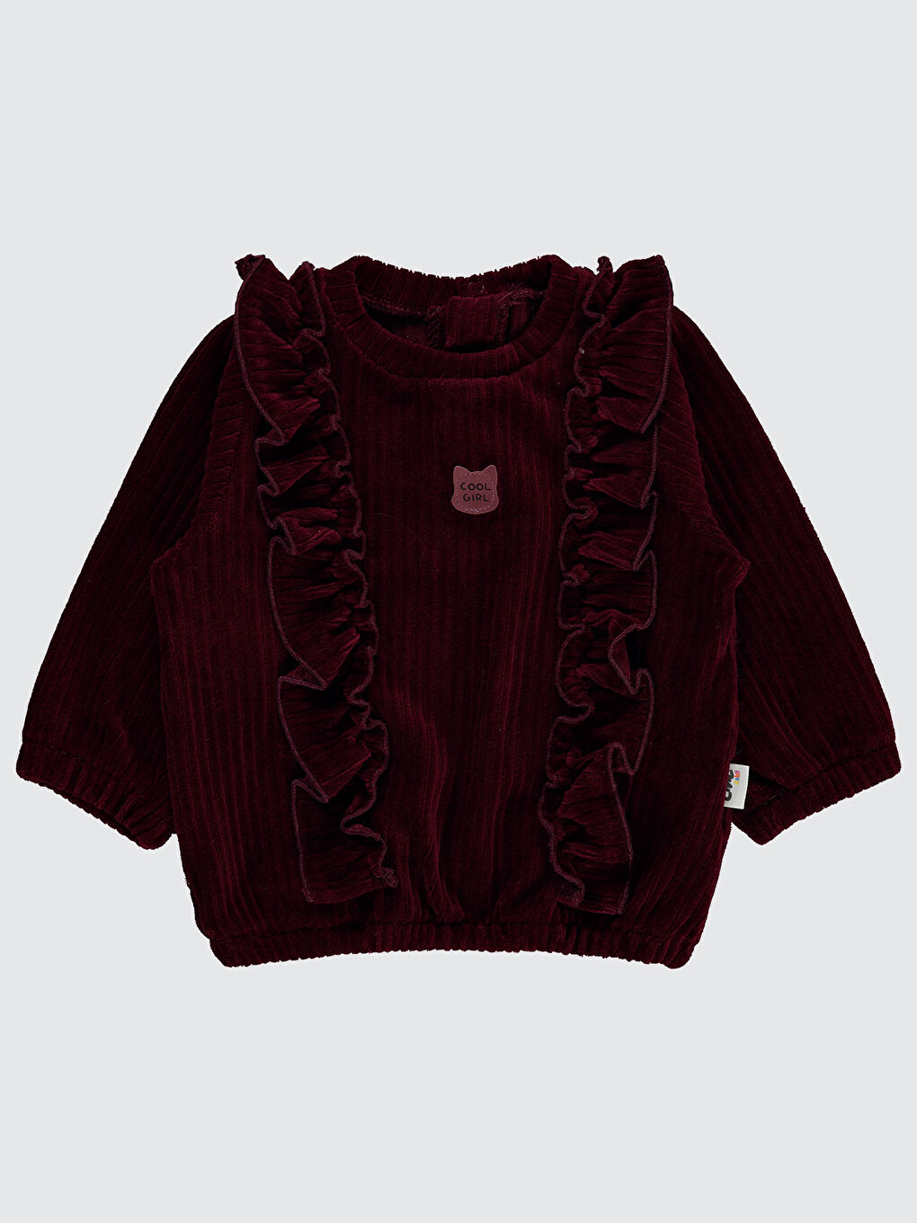 Kız Bebek Sweatshirt 6-18 Ay Bordo