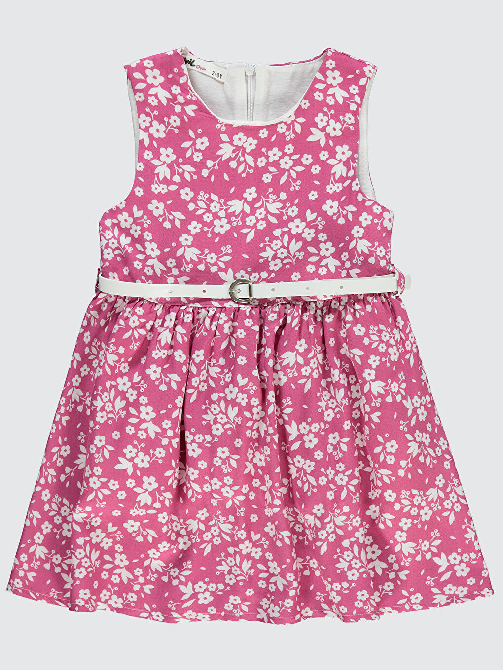 Girls Kız Çocuk Elbise 2-5 Yaş Mürdüm