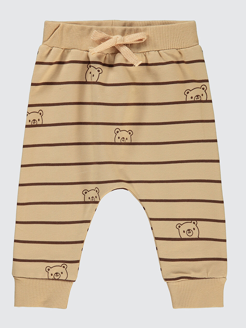 Kahverengi Baby Kız Bebek Patiksiz Tek Alt 6-18 Ay Sütlü Kahve