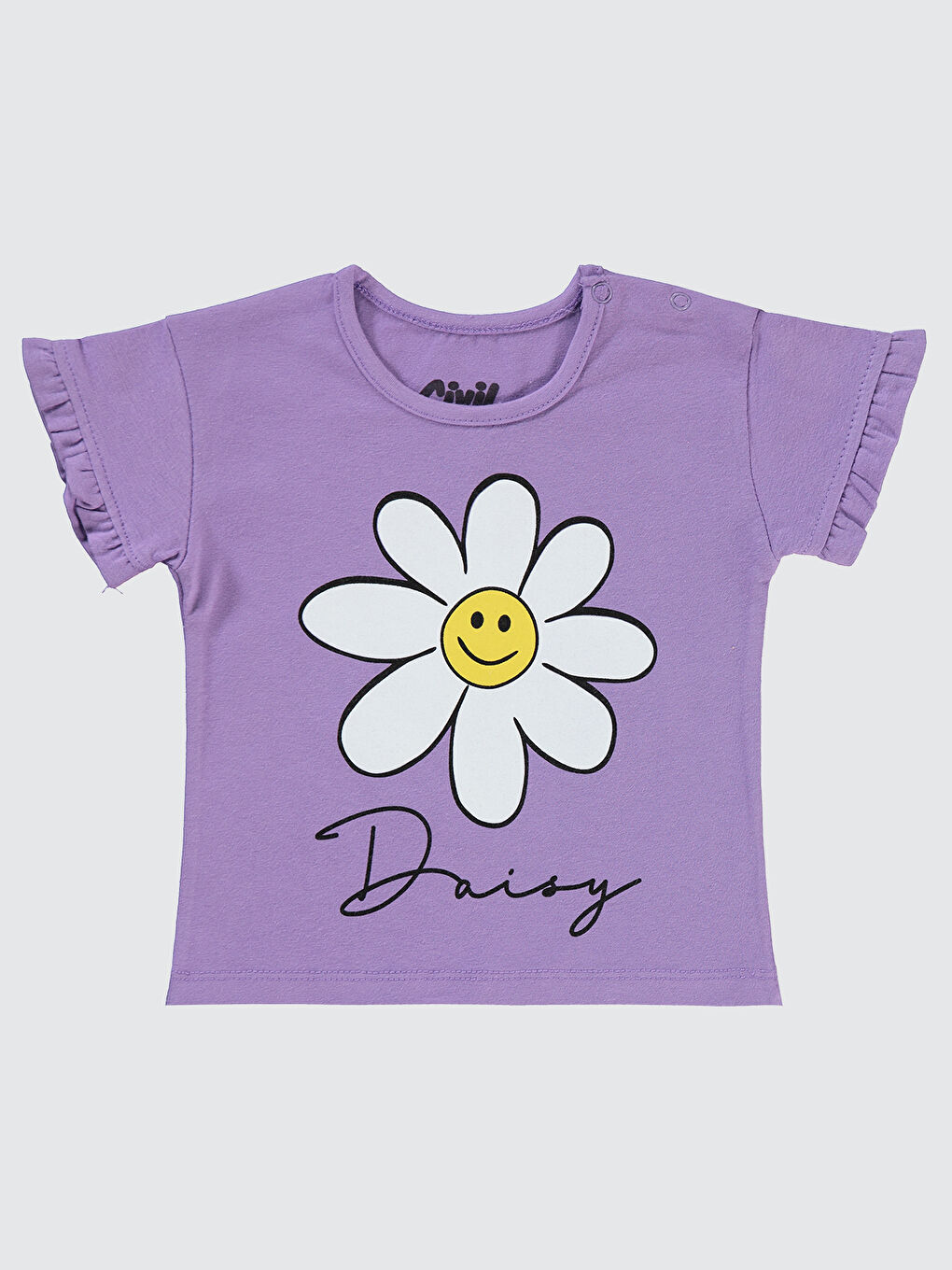 Baby Kız Bebek Tişört 6-18 Ay Lila