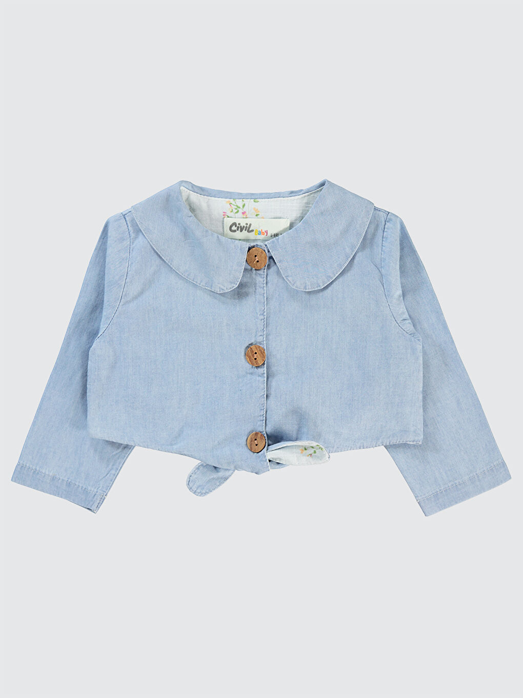 Baby Kız Bebek Bolero 6-18 Ay Açık Mavi