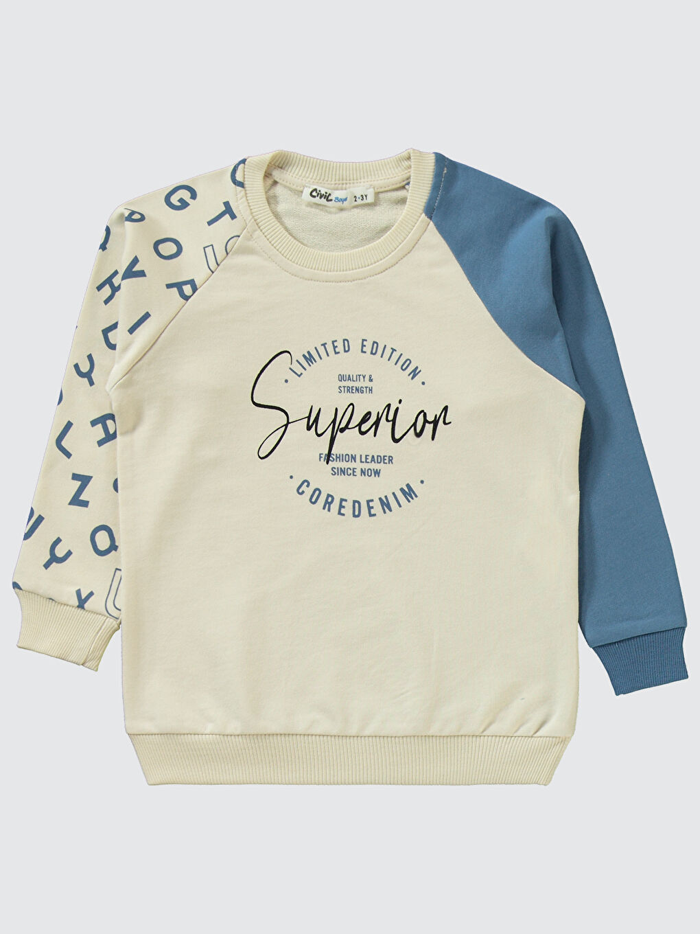 Erkek Çocuk Eşofman Takımı 2-5 Yaş İndigo-2